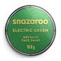 Snazaroo Electric Green Metallic Face Paint image number 1