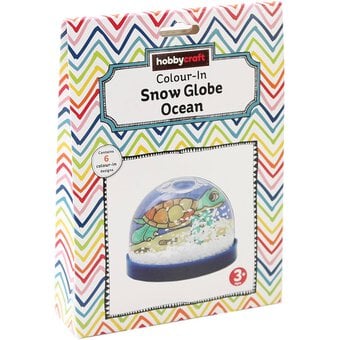 Colour-In Ocean Snow Globe Kit image number 3