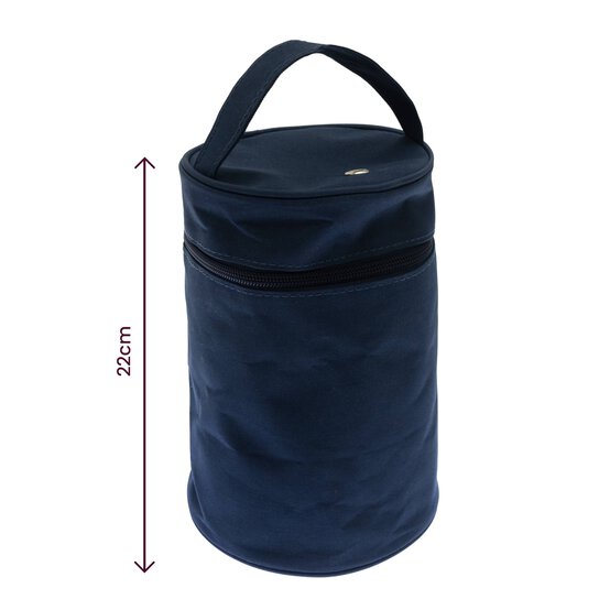 Navy Blue Yarn Bag image number 5