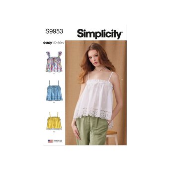 Simplicity Women's Tops  Sewing Pattern S9953 (D5 4-12)
