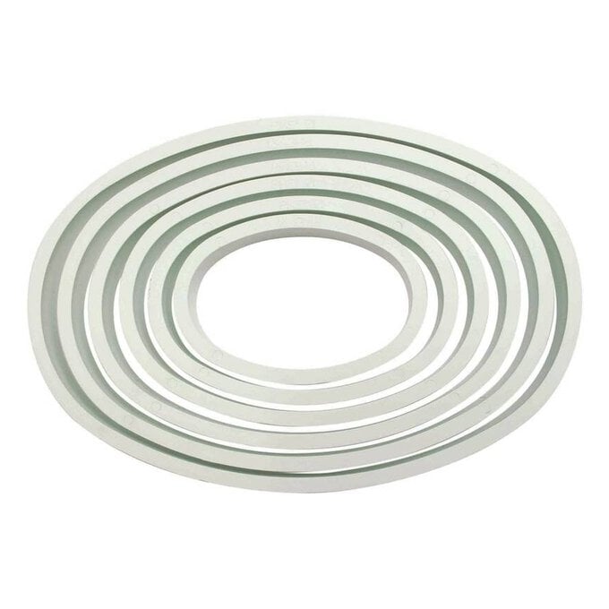 Oval Nesting Cookie Cutters 6 Pack image number 1