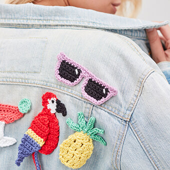 How to Crochet Tropical Patches