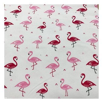 Flamingo Cotton Spandex Jersey Fabric Pack 160cm x 2m