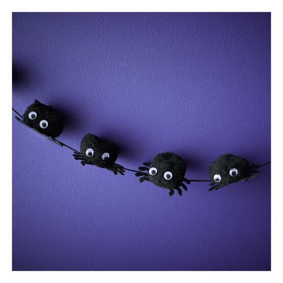 3D Spider Garland 1.5m image number 1