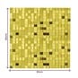 Create & Celebrate Gold Shimmer Wall Tiles 4 Pack image number 5