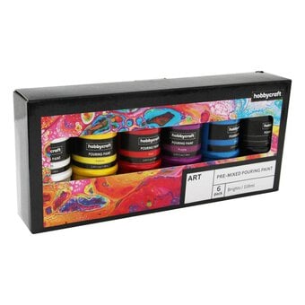 Rainbow Pouring Paints 118ml 6 Pack