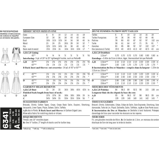 New Look Women's Dress Sewing Pattern 6341 image number 3