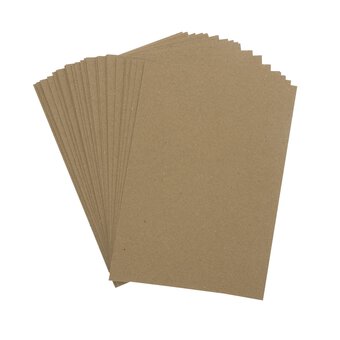 Kraft Premium Card A4 50 Pack