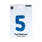Extra Large Blue Foil Number 5 Balloon image number 3