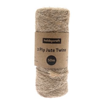 Natural Jute Twine 2 Ply 50m