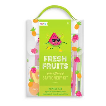 Fresh Fruits On-The-Go Stationery Kit
