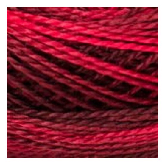 DMC Red Pearl Cotton Thread on a Ball Size 8 80m (115) image number 2