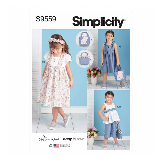 Simplicity Children&rsquo;s Separates Sewing Pattern S9559 (3-8) image number 1