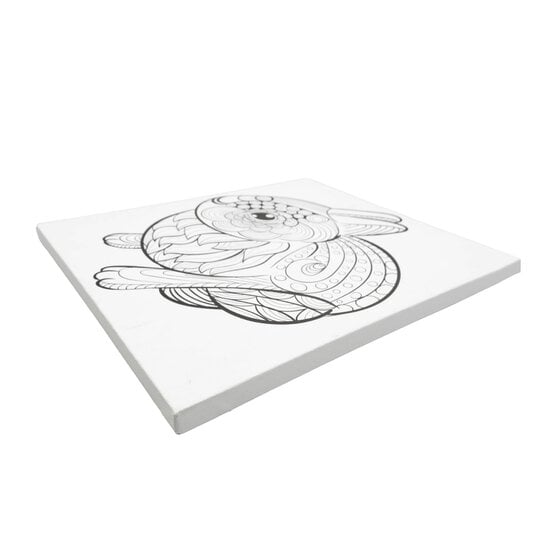 Rabbit Colour-in Canvas image number 3