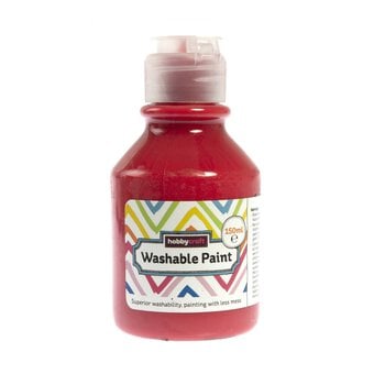 Red Washable Paint 150ml