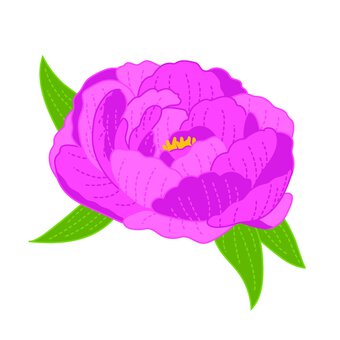 Mini Peony Embroidery Kit