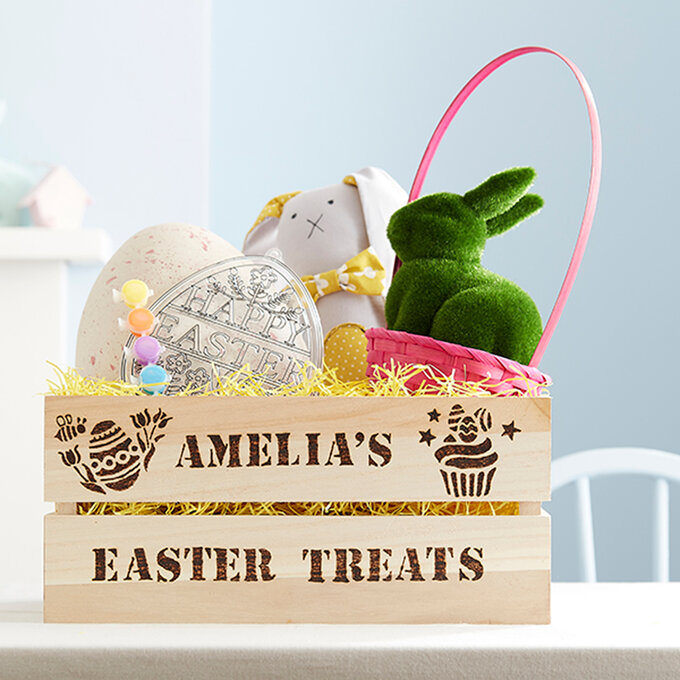 How to Make a Pyrography Easter Treat Crate image number 1