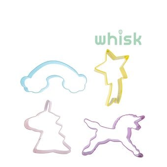 Whisk Unicorn Cookie Cutters 4 Pack