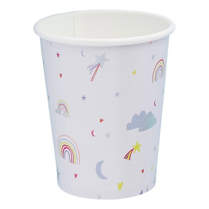 Enchanted Rainbow Paper Cups 10 Pack image number 1