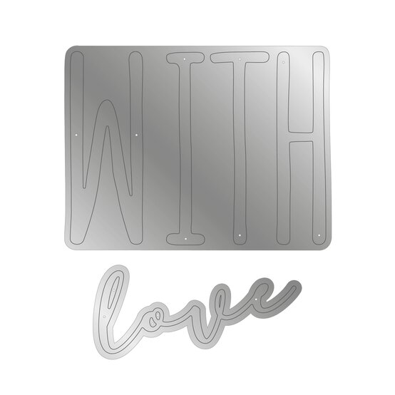 Gemini With Love Die Set 2 Pieces image number 3