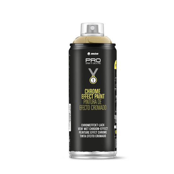 MTN PRO Gold Chrome Effect Paint 400ml  image number 1
