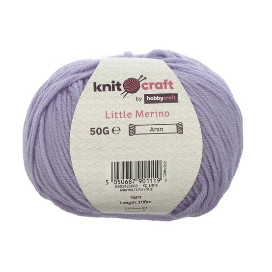 Knitcraft Lilac Little Merino 50g image number 1
