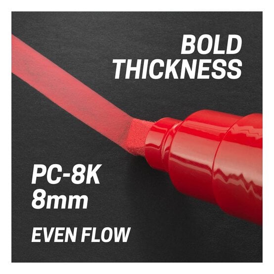 Uni-ball Posca Red PC-8K Marker Pens 2 Pack image number 4
