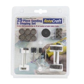 Rotacraft Sanding and Shaping Set 25 Pieces