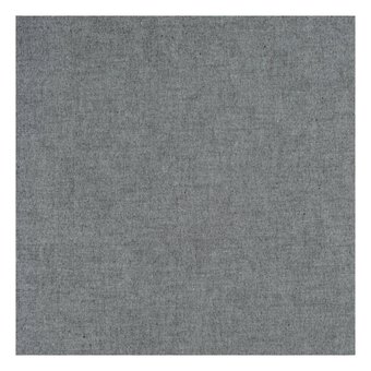 Grey Spot Cotton Oxford Chambray Fabric by the Metre image number 2