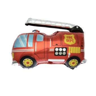 Large Fire Engine Foil Balloon