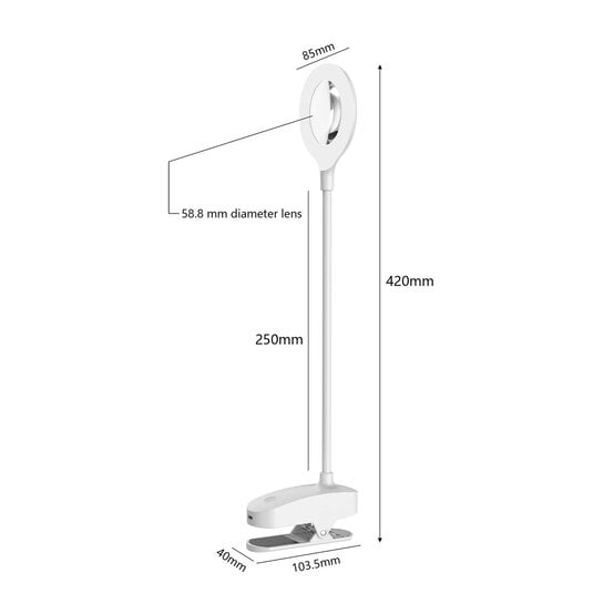 Purelite Ray Magnifying Light with Clip  image number 4