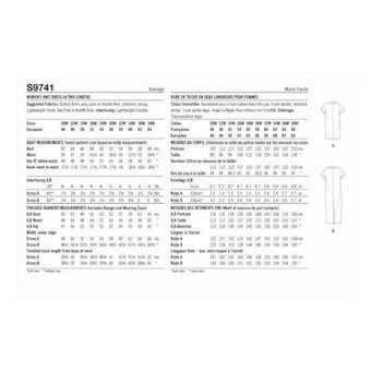 Simplicity Women's Dress Sewing Pattern S9741 (W3 30W-38W)