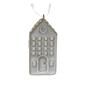 Hanging Beige Ceramic House Decoration 6cm image number 2