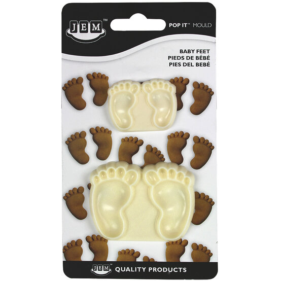 JEM Easy Pops Baby Feet Silicone Mould image number 1