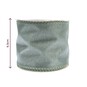 Pale Blue Wire Edge Organza Ribbon 63mm x 3m image number 3