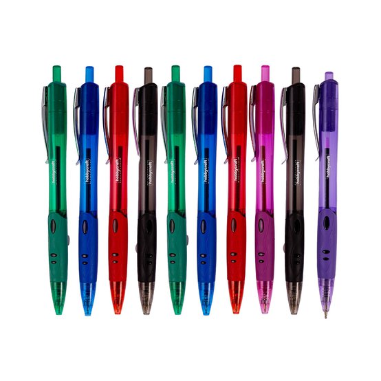 Assorted Ballpoint Pens 10 Pack image number 1