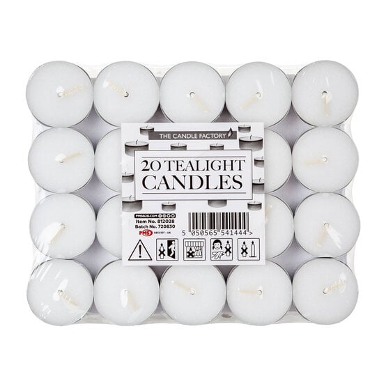 Tealight Candles 20 Pack  image number 1