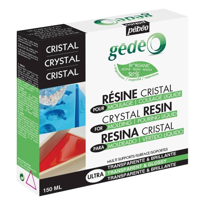 Pebeo Gedeo Bio-Based Crystal Resin 150ml image number 1