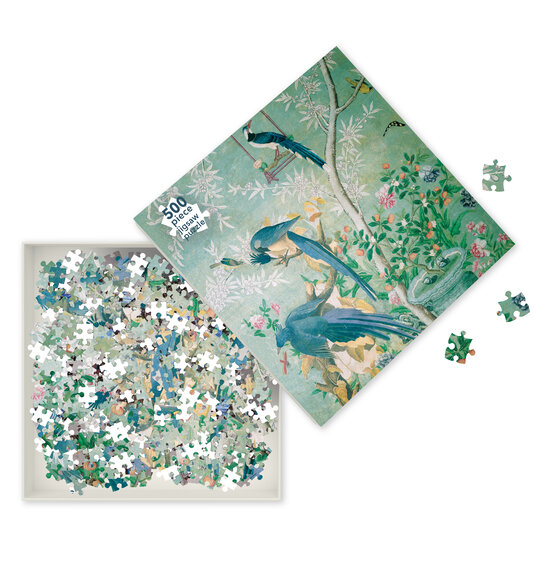Audubon A Pair of Magpie Jays Jigsaw Puzzle 500 Pieces  image number 2