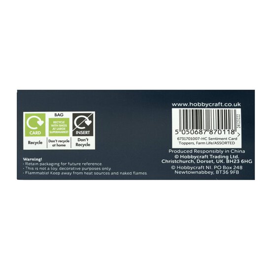 Farm Life Card Toppers 8 Pack  image number 5