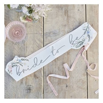 Ginger Ray Floral Bride To Be Sash