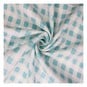 Baby Blue Check Winceyette Polycotton Fabric by the Metre image number 1