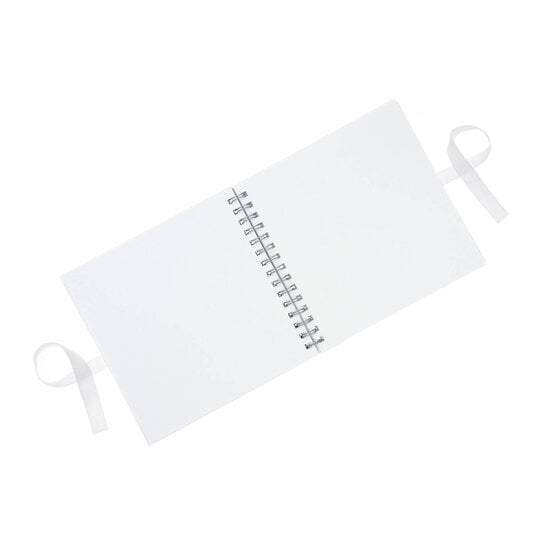 Spiral Bound White Scrapbook 8 x 8 Inches image number 3