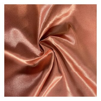 Bronze Crepe Satin Fabric by the Metre