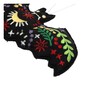 Embroidered Bat Decoration 16cm x 8cm image number 3