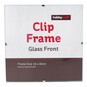Glass Clip Frame 16cm x 16cm image number 1