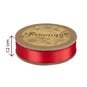 Red Double-Faced Satin Ribbon 12mm x 5m image number 4