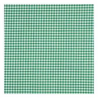 Emerald 1/8 Gingham Fabric by the Metre