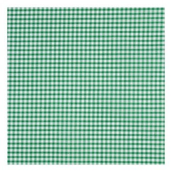 Emerald 1/8 Gingham Fabric by the Metre image number 2
