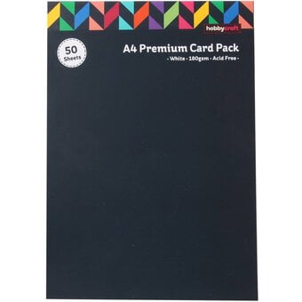 Premium White Card A4 50 Pack image number 3